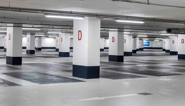FAAG TECHNIK - Betonsanierung - Sanierung der Bodenplatte einer Tiefgarage mit Hochleistungsbeton